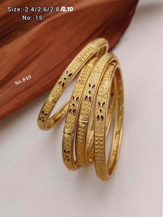 Designer Micro Gold Plating 4 Pice Bangles Suppliers in Mumbai
